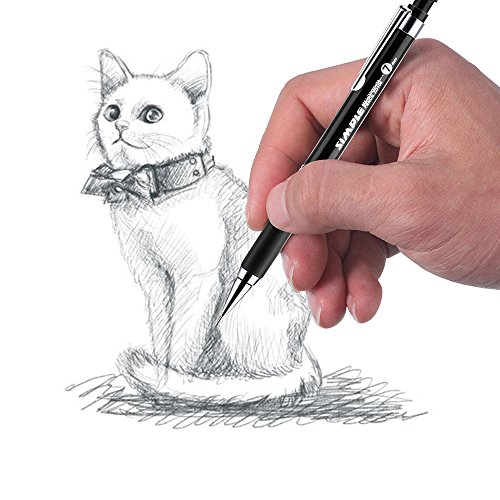 Meetory 360 Pack Lead Refills, 0.5 mm and 0.7 mm Mechanical Pencils each 360 Pack Lead Refills, 0.5 mm and 0.7 mm Mechanical Pencils each with 180Pcs HB Pencil Lead for Drawing, Writing, Art Sketching