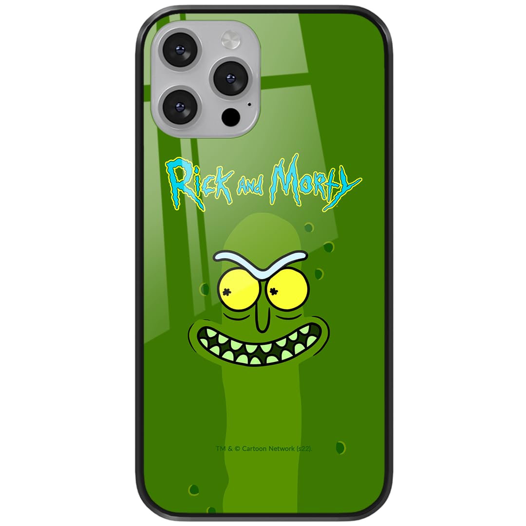 Ert Group Apple Iphone 13 PRO Official Licensed Rick and Morty Rick & Morty 025 Tempered Glass Mobile Phone Case