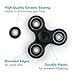 Fidget Motion - Fidget Spinner, Sensory Toy for Kids and Adults with Ultra-Grip Design and Metal Carrying Case (Black)