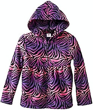 Little Miss Attitude Girls Microfleece Zippered Jacket