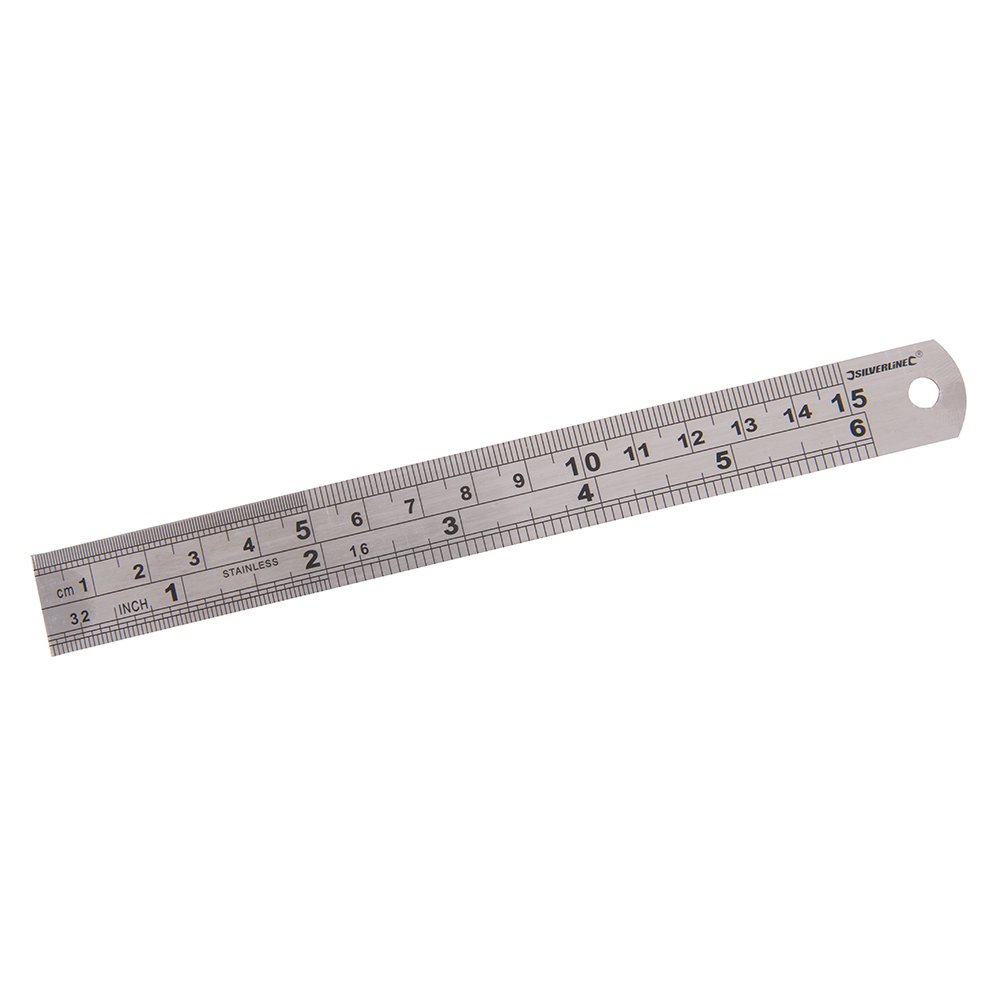 Silverline Steel Rule 150mm (MT65)