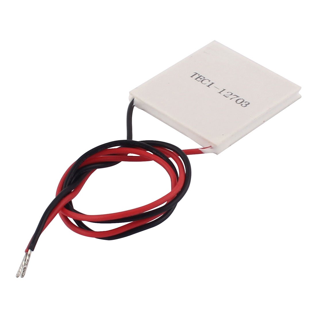 sourcing map TEC1-12703 3A 12V 27W 40x40x4mm Thermoelectric Cooler Peltier Plate Module