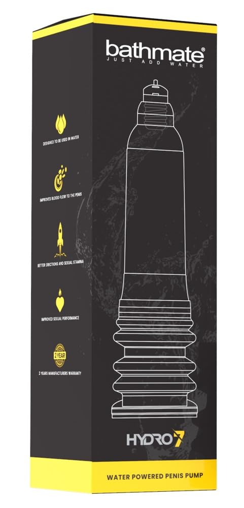 Bathmate Penis Pumps Hydro 7, Crystal Clear