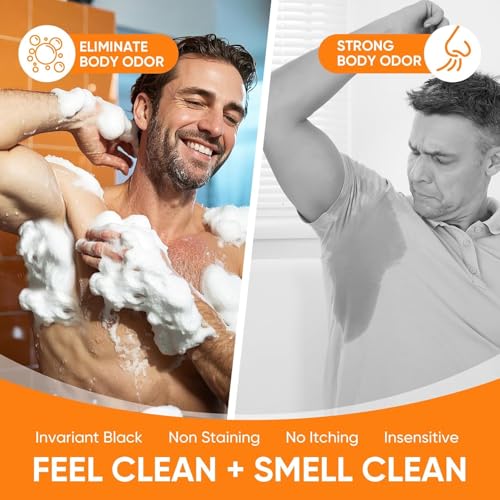 GPP Persimmon Soap Bar for Body Odor Control – 3 PCS Natural Body Wash Soap for for Old People Smell Eliminating Body Odor, Purifying Deodorizing Odor Eliminator for Women & Men, 3.53oz/pe