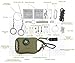 A2S Survival Gear Paracord 30pcs Emergency Kit First Aid Kit & Emergency Food finding Fishing Gear Compass Emergency Whistle Fire Starter set Survival Knife & more (Army Green, Large)