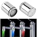 3 Color LED Light Changing Glow Temperature Sensor Shower Stream Water Faucet Tap for Kitchen Bathro om (23.5mm/0.925in) primary