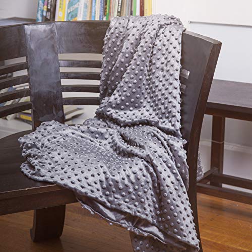 Cooshi Duvet Cover for Weighted Blankets 60 x 80 Soft Minky Dot Grey Pricepulse