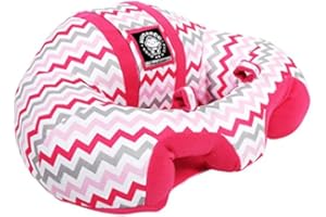 The Original Hugaboo Infant Sitting Chair - Pink Chevron