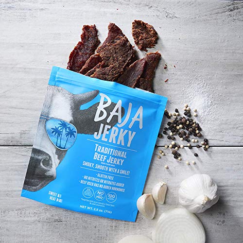 Baja Beef Jerky 100 All Natural Beef Jerky, Keto Jerky, Gluten Free