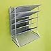 Seville Classics 6-Tray Iron Mesh Office Vertical Desktop/Wall Mount Organizer, Letter/A4 Size