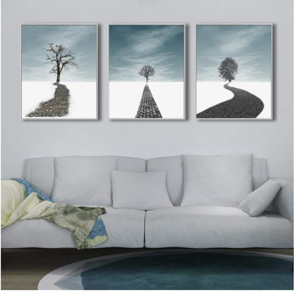 qiumeixia1 Decoración nórdica Resumen Invierno Nieve Árbol Arte de la