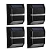 Mpow 4-Pack Solar Fence Light, Solar Powered Waterproof Fence Light with Auto-charging for Stairs, Path Landscape Garden Floor Wall Patio