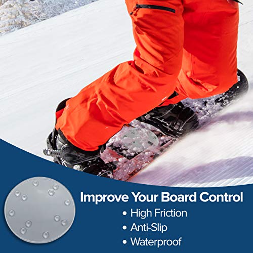 Frozen Lines Snowboard Stomp Pad I The AntiSlip, Clear Stomp Pad