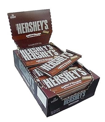 Hershey's - Barre de chocolat Hershey's cookie'n'chocolate Schokoladenriegel (36 x 43g)