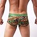 NEARTIME Men's Underwear, Classic Briefs Man Flower Print Boxer Under Wear Full Briefs