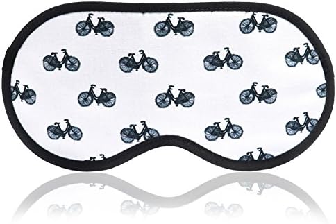Sleeping Mask Bike - Natural Soft & Comfortable Cotton Blindfold - Ultra Lightweight Eye Mask for Men and Women - Best for Deep Healthy Sleep Camping Travel Meditation Nap & REM