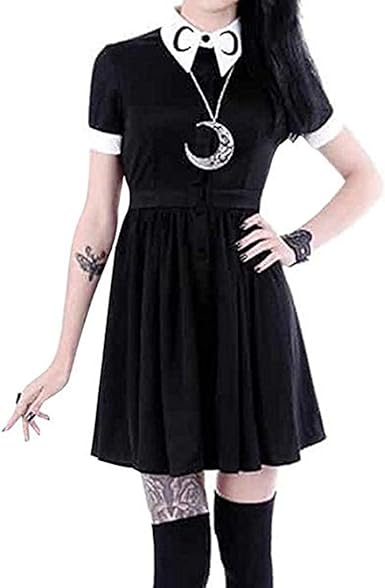 short sleeve black dress for funeral