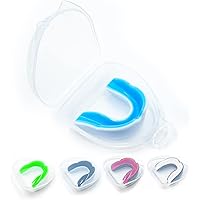 AITUSI 5 Pack Kids Youth Mouth Guard for Sports, Boys Girls Mouthguard for Football Boxing MMA Lacrosse Basketball Hockey Wre