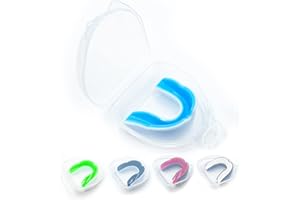 AITUSI 5 Pack Kids Youth Mouth Guard for Sports, Boys Girls Mouthguard for Football Boxing MMA Lacrosse Basketball Hockey Wre