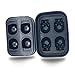 3D Skull Silicone Ice Cube Tray Mold, Makes Four Giant Skulls, Ice Cube Maker in Shapes for Whiskey Ice and Cocktails, Black