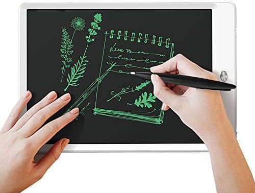 HYLNXZ 10 Inch LCD Writing Tablet, Environment-Friendly e-Writing Kids' Drawing Board,Electronic Graphic Drawing Tablet,Office Memo Board,Fridge Message Doodle Board for Kids, White