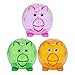 Tangc Clear Lovely Piggy Bank Coin Money Plastic Cash Openable Saving Box Kid Pig Gift