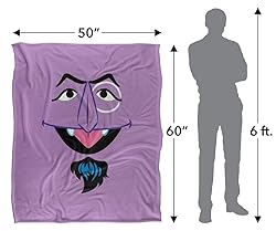Sesame Street Count Face Officially Licensed Silky