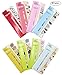 8 Pack Cute Animals Sicker Bookmarks Memo Pad Sticky Notepaper Sticky Notes Page Flags Self-Stick Tab Bookmark Marker Pad Cartoon Office School Supplies