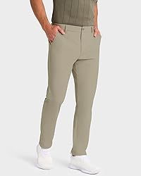 SNOWTEN Mens Golf Pants Classic Fit Stretch Work