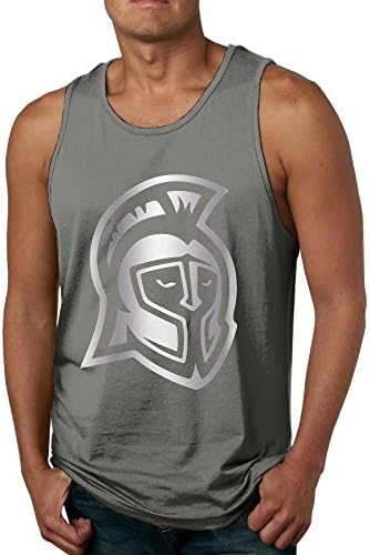 Men's West Florida Argonauts Platinum Logo Tank Top-DeepHeather