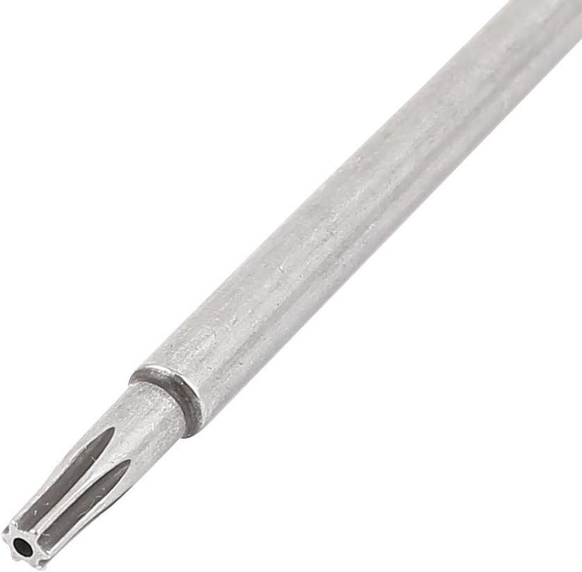 sourcing map 100mm Long 1/4" Hex Shank T9 Magnetic Torx Security Screwdriver Bits, H1/4*100mm*T9 pcs - Image 4