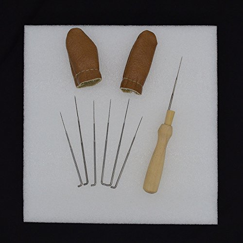 ibotti Needle Felting Starter Kit, with 20 Colors Felt Wool, Needles Felt Tool, Foam Felting Pads, 18 Pages Needle Felting Instructions