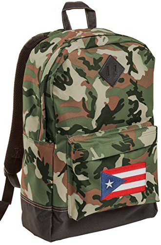 Puerto Rico Flag CAMO Backpack MEDIUM Puerto Rico Backpacks