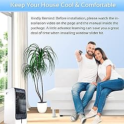 Garfine Portable AC Window Seal Kit Compatible with