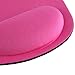 Ultra Slim Cloth Wrist Rest Mouse Pad (Magenta)