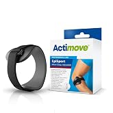 Actimove Professional EpiSport Epicondylitis Clasp for Men/Women | Tennis Elbow Strap Tendonitis Arm Band, Counterforce Brace &amp; Elbow Band for Bursitis, Tendon Pain Relief, Black, Medium
