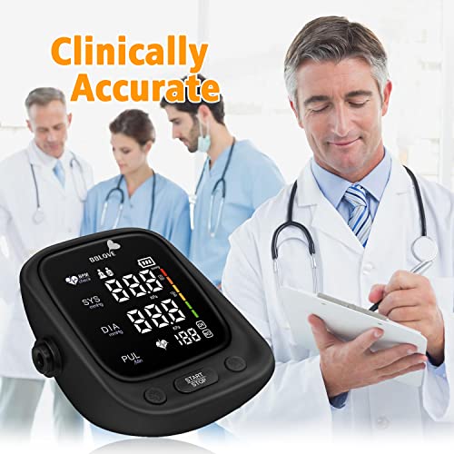 Automatic Blood Pressure Monitor, Upper Arm Large Adjustable Cuff with