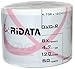 Ridata 50 Ritek 8X DVD-R 4.7GB White Inkjet Hub Printable