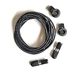 No Tie Elastic Shoe Lace With Lock - Ultra Laces (Black)