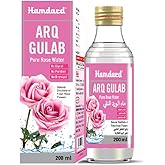 Hamdard Arq Gulab Pure Rose Water - 200ml (6.76 Fl Oz)