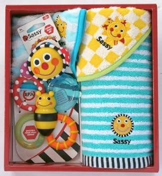 Amazon ｓａｓｓｙ サッシー ギフトセット スタイ ビブ 涎掛け