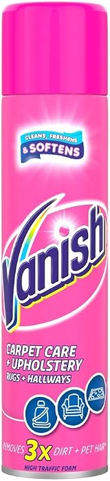 Vanish Oxi Action Upholstery & Carpet Cleaner 600ml Pack of 6 Spring Flowers view 2