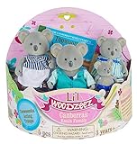 Li'l Woodzeez Canberras Koala Family 4-Piece Storytime Play Set with Storybook