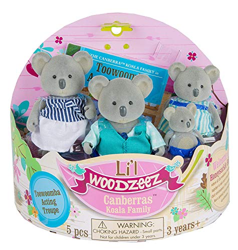 Li'l Woodzeez Canberras Koala Family – 5 Pieces Including Storybook – Ages 3+