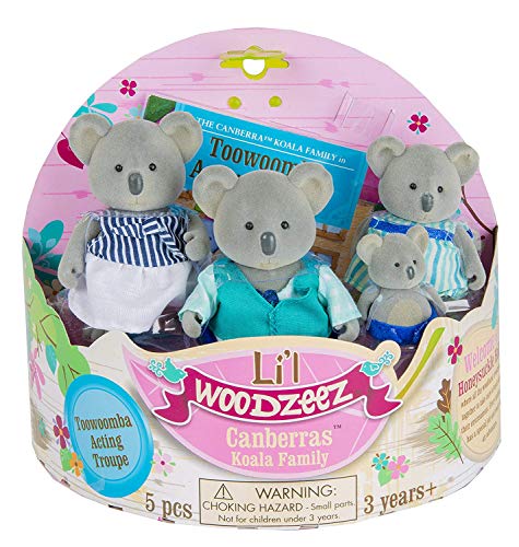 Li'l Woodzeez Canberra's Koala Family Set with Storybook