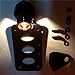 Black Horizontal Vertical Side Mount Motorcycle Relocator Custom License Plate Bracket Tail Light For Harley Davidson Kawasaki Honda Yamaha Suzuki
