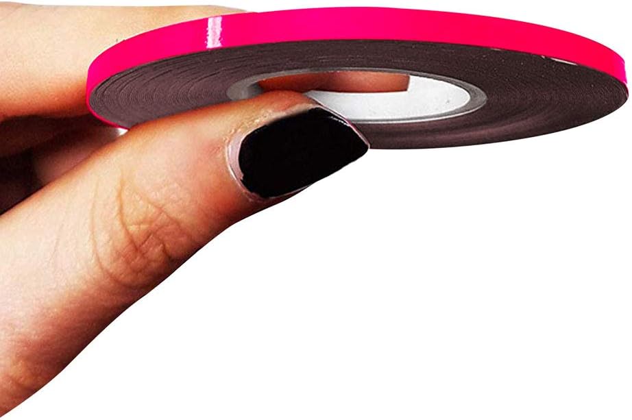 4R Quattroerre.it 10462 Trim Stripes Adhesive Strips for Cars Neon Fucsia, 3 mm x 10 mt