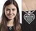 Design Time Gifts to My Daughter - from dad - Always Remember Quote Heart Pendant Necklace Silver