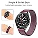 SWEES Milanese Band Compatible Samsung Galaxy Watch 42mm, 20mm Magnetic Stainless Steel Metal Replacement Band for Galaxy Watch 42mm, Gear Sport, Gear S2 Classic Smartwatch Girls Women Men, Wine
