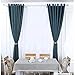 Melaluxe 6 Pack Magnetic Curtain Tiebacks, Decorative Curtain Holdbacks for Window Décor (Coffee)